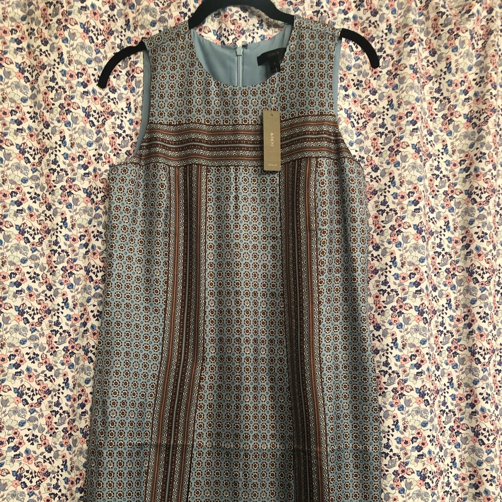 NWT Jcrew patterned swing dress